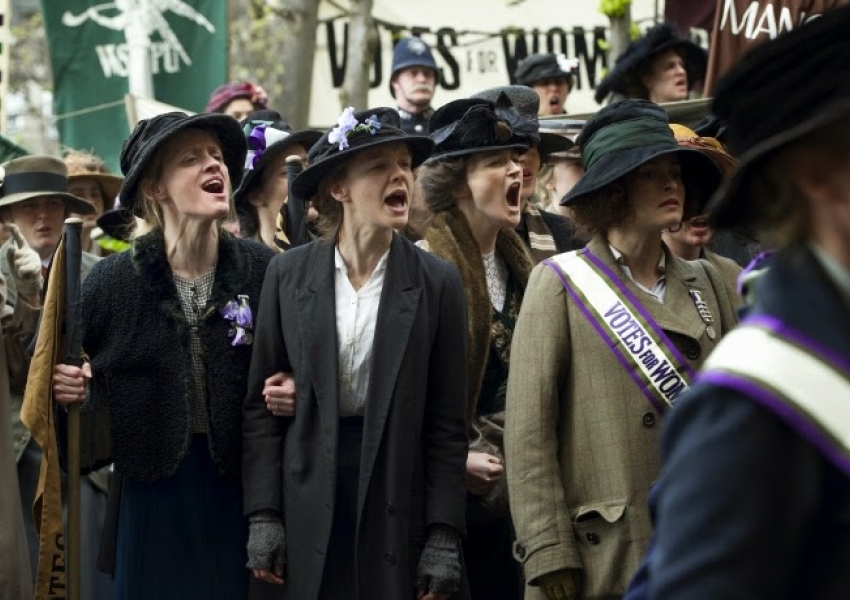 SUFFRAGETTE, starring Carey Mulligan, Helena Bonham Carter and Meryl Streep,