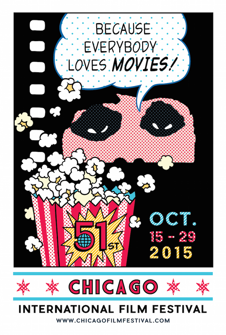 2015 Chicago International Film Festival official poster by Tsung-Hui (aka "Mavis") Kuo-Crary! Kuo-Craryis 