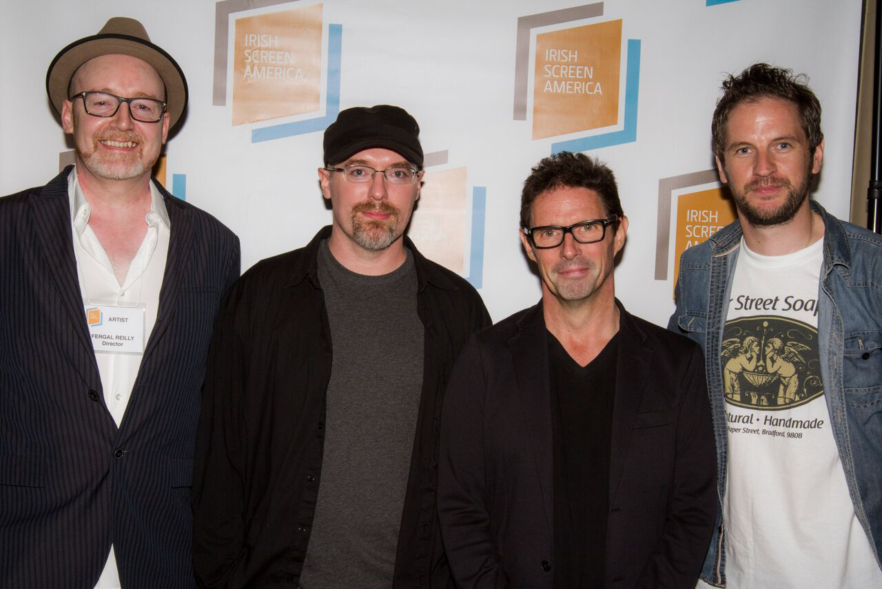 Los Angeles Irish Directors Panel - L-R Fergal Reilly (Director Angry Birds), Gary Shore (Dracula Untold), Niall McKay (IFA), Ruairi Robinson (Last Day on Mars)