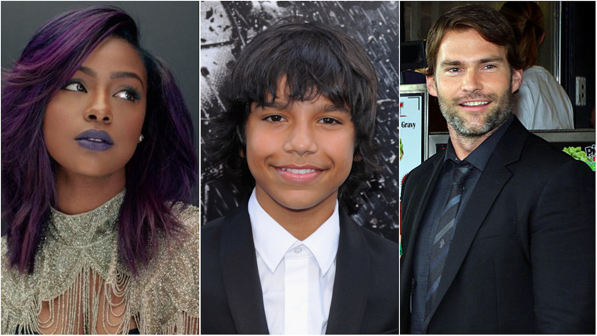 Justine Skye, Tyler Dean Flores and Seann William Scott