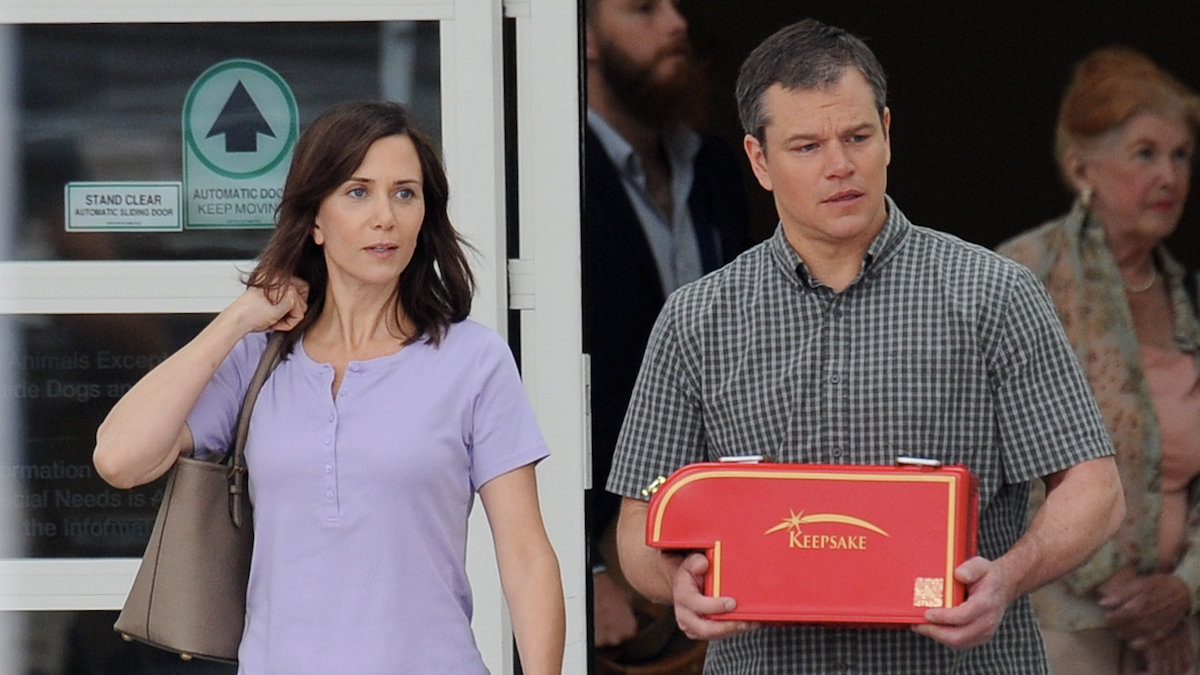 Downsizing, directed by Alexander Payne and starring Matt Damon, Christoph Waltz, Hong Chau and Kristen Wiig