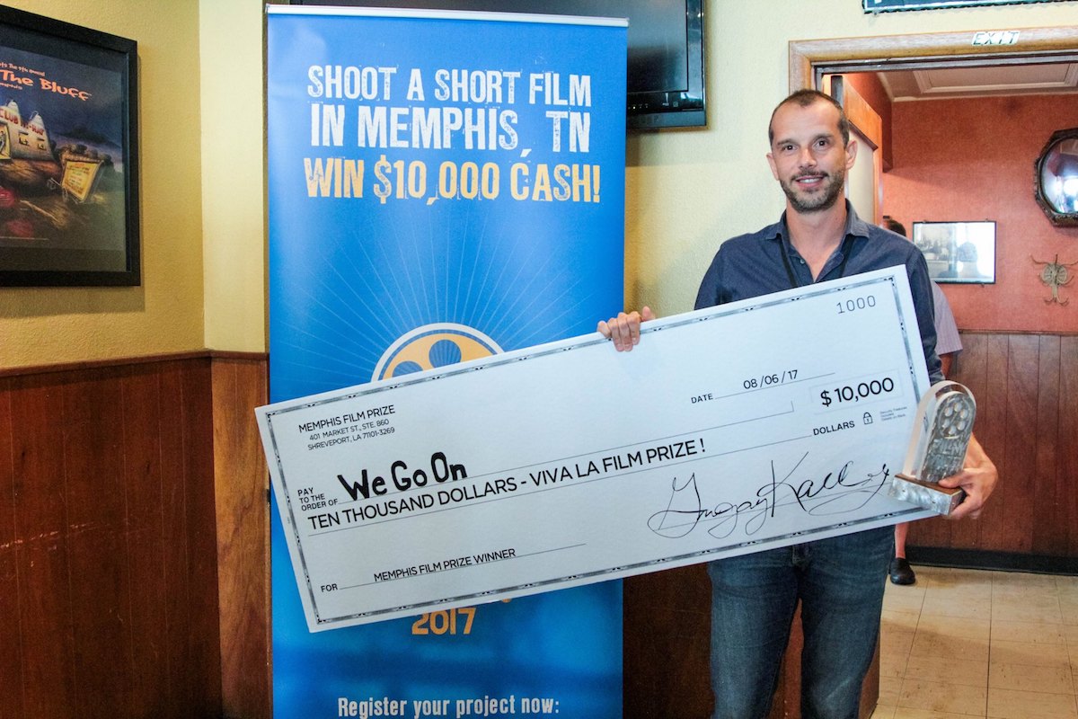 Mattteo Servente, director of WE GO ON, Winner 2017 Memphis Film Prize