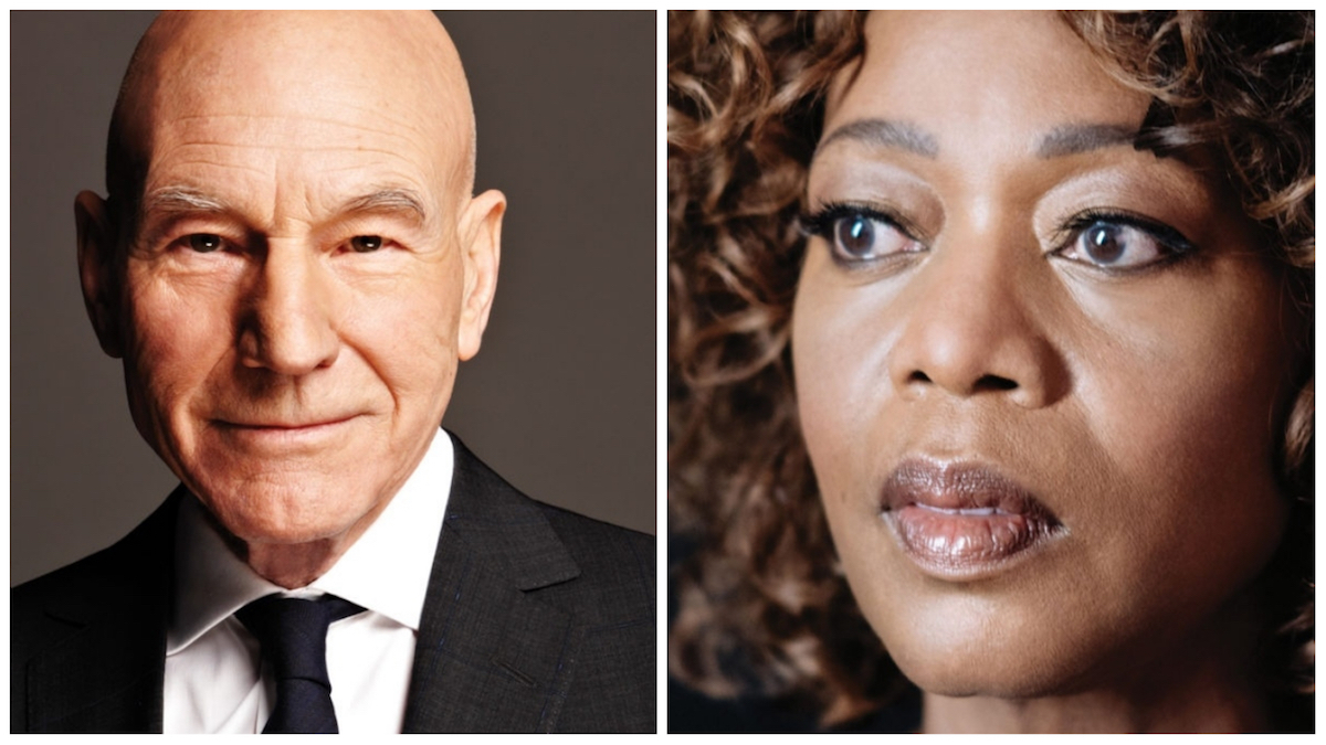 Sir Patrick Stewart and Alfre Woodard