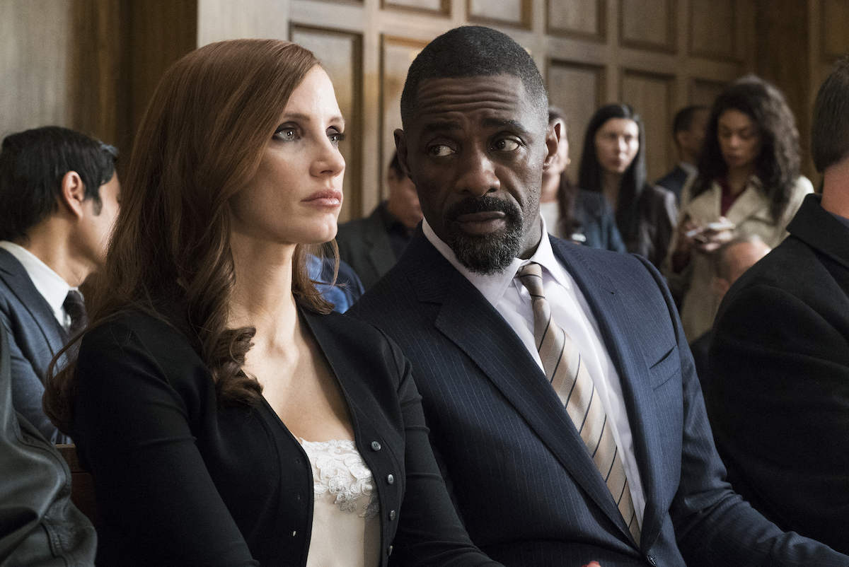 Jessica Chastain and Idris Elba in MOLLY'S GAME