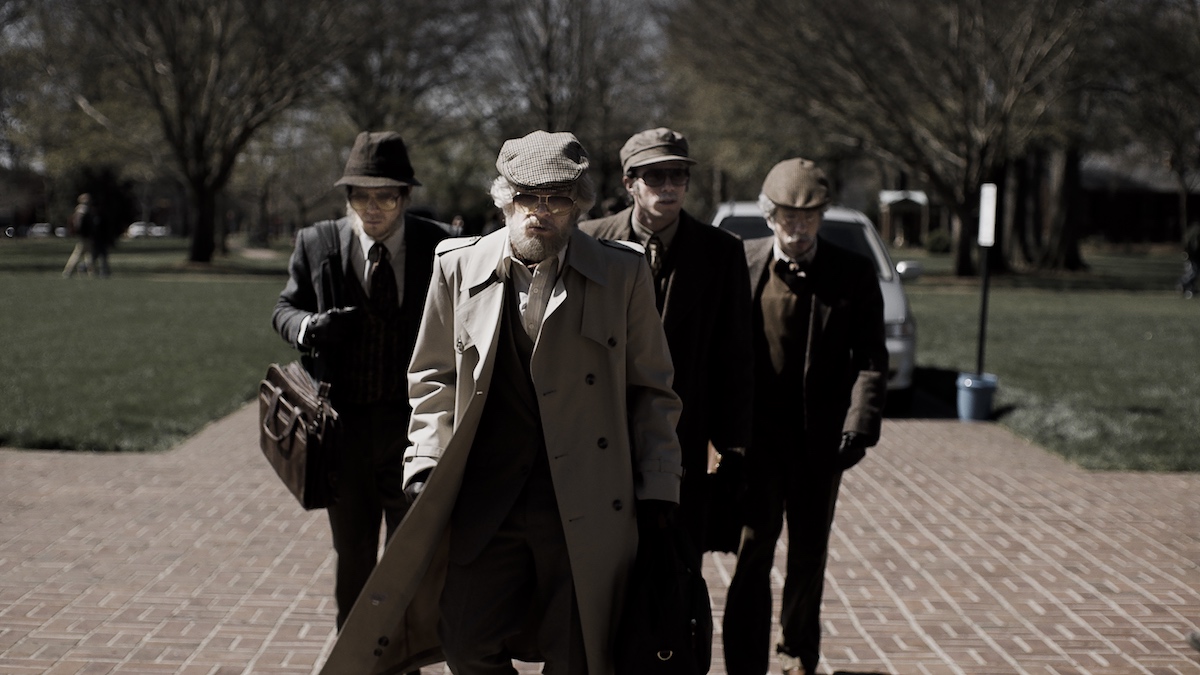 Jared Abrahamson, Evan Peters, Blake Jenner and Barry Keoghan appear in American Animals by Bart Layton, an official selection of the U.S. Dramatic Competition at the 2018 Sundance Film Festival. Courtesy of Sundance Institute.