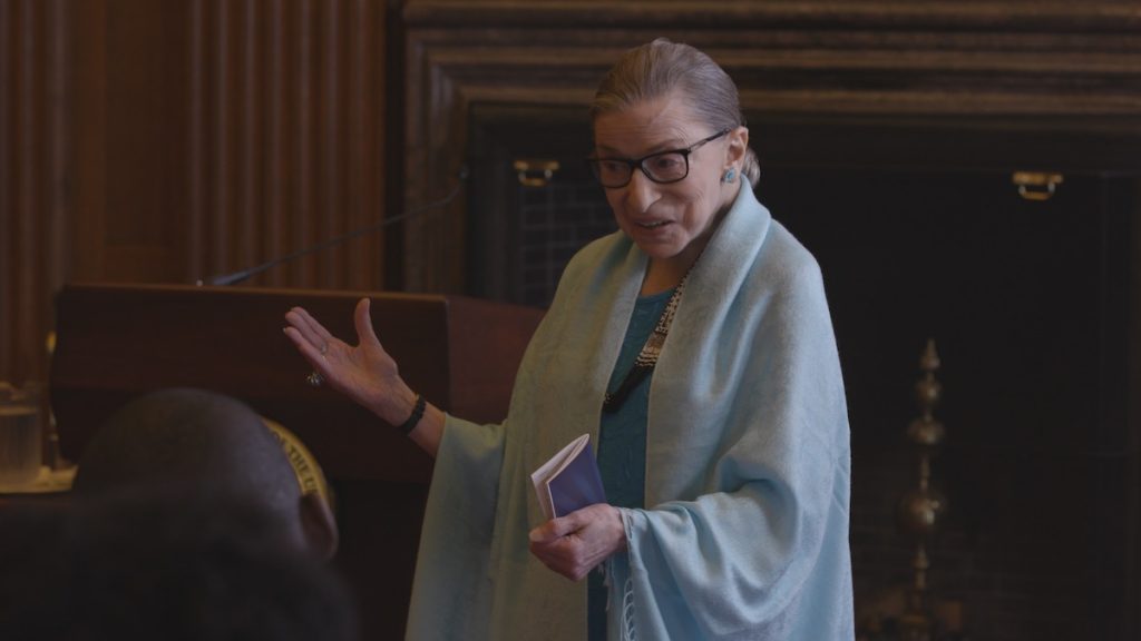 Ruth Bader Ginsburg in RBG by Betsy West and Julie Cohen