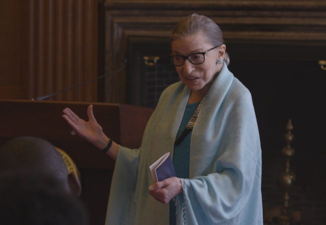 Ruth Bader Ginsburg in RBG by Betsy West and Julie Cohen