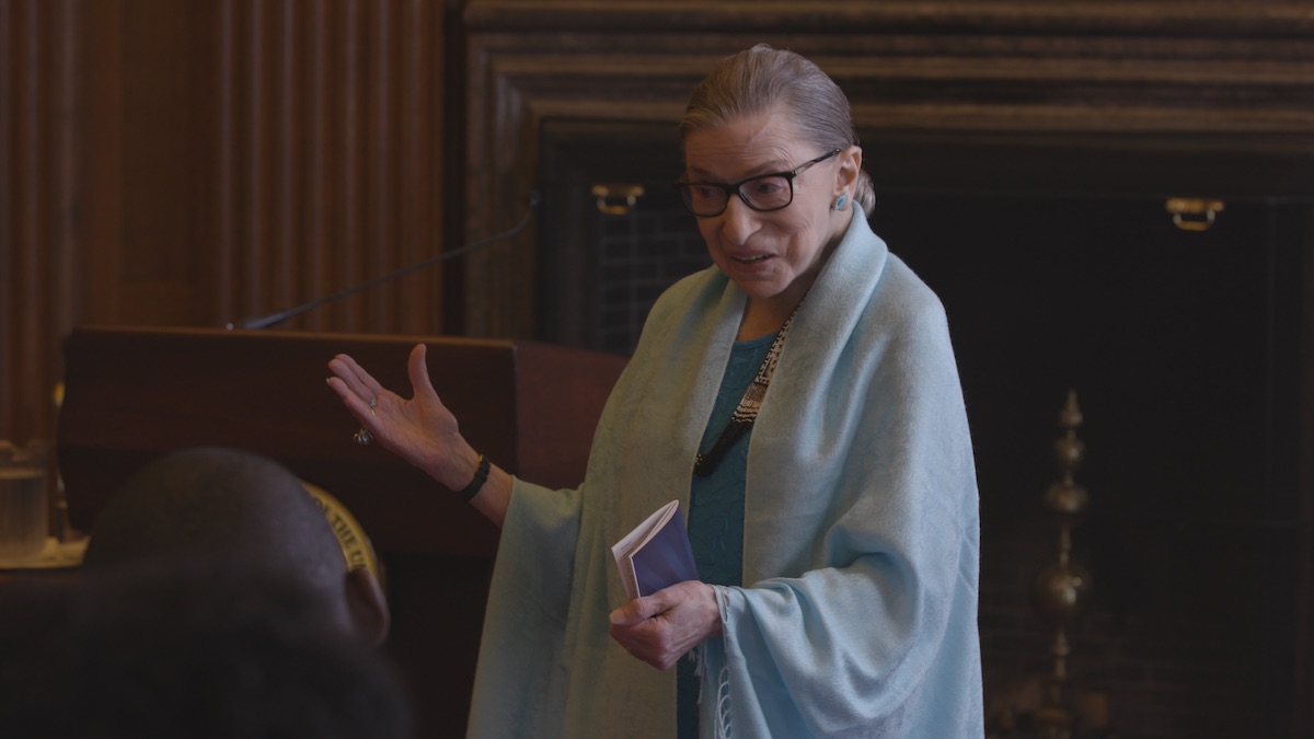 Ruth Bader Ginsburg in RBG by Betsy West and Julie Cohen