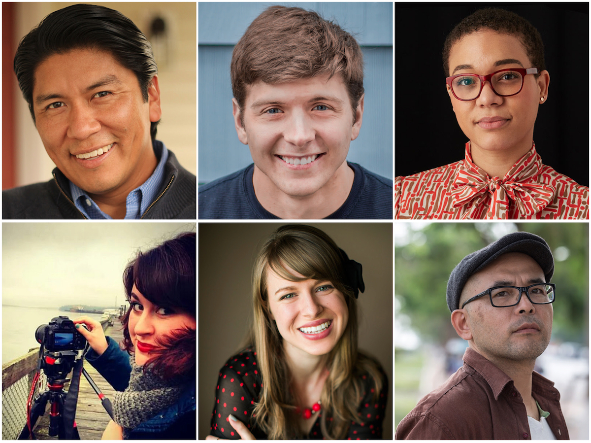 2018 SIFF Fly Filmmakers are Jeff Barehand (Olympia), Graham Bourque (Ellensburg), Myisa Plancq-Graham (Seattle), Elliat Graney-Saucke (Seattle), Kendra Ann Sherrill (Spokane), Masahiro Sugano (Tacoma)