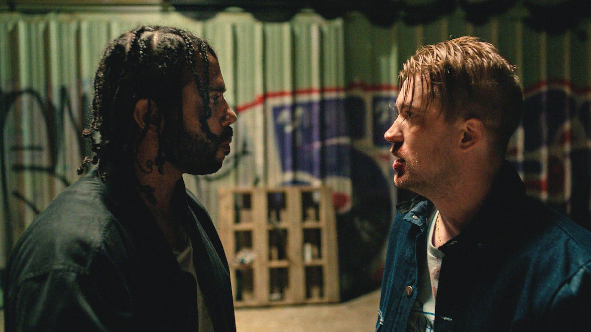 Daveed Diggs and Rafael Casal appear in Blindspotting by Carlos López Estrada