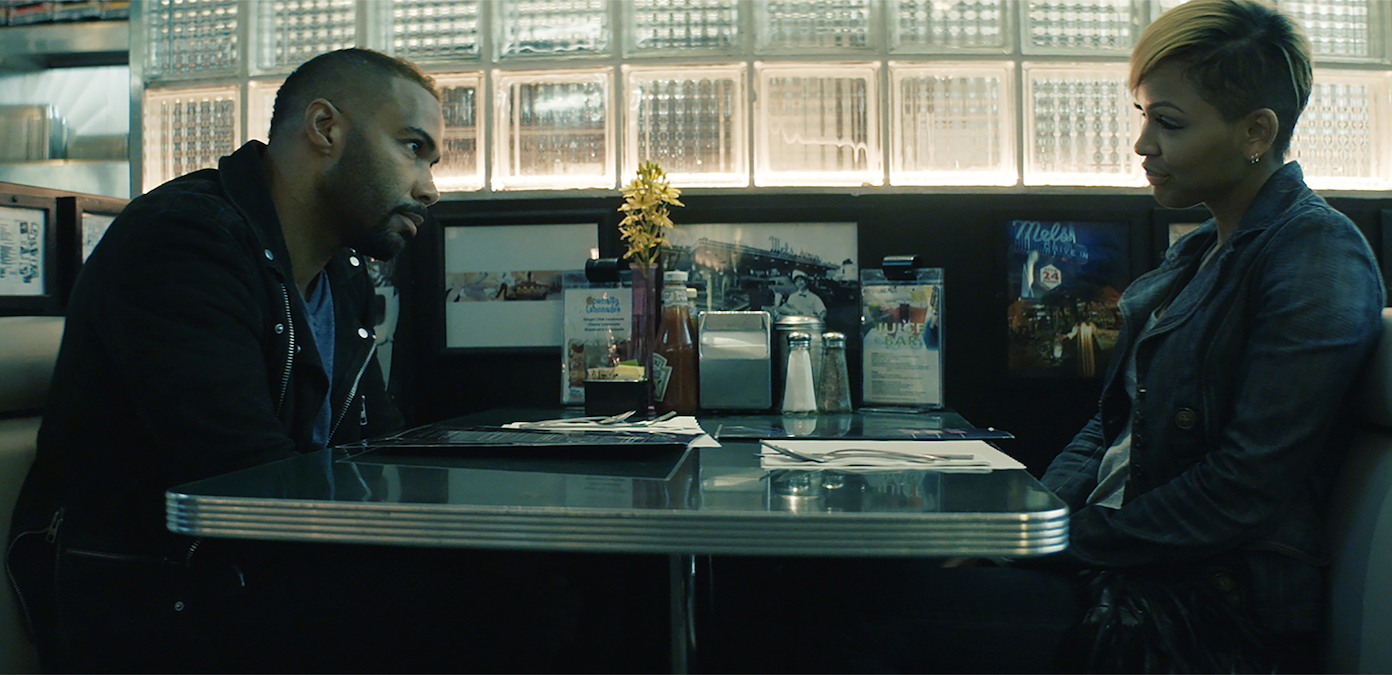 Omari Hardwick and Meagan Good appear in A Boy, A Girl, A Dream. by Qasim Basir.