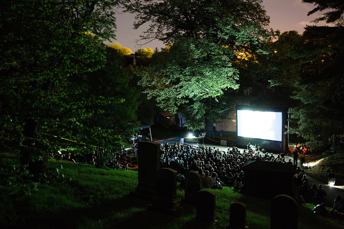 Rooftop Films Summer Series with an Evening of Short Films at Green-Wood Cemetery