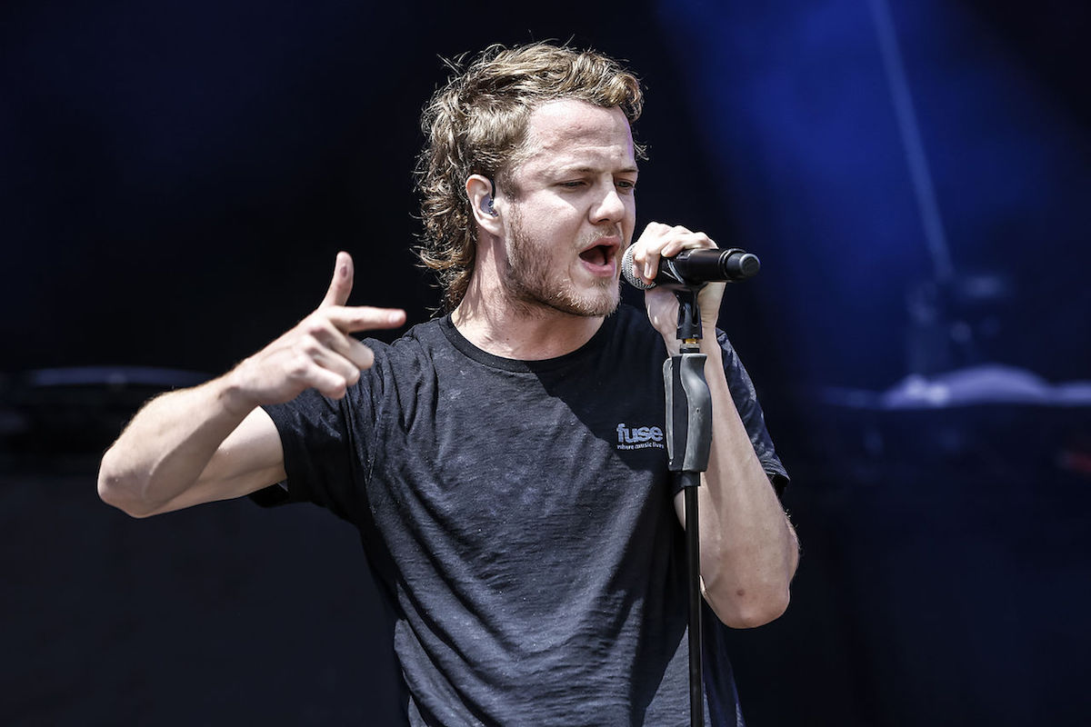 Dan Reynolds of Imagine Dragons at Rock im Park 2013 in Nuremberg, Germany