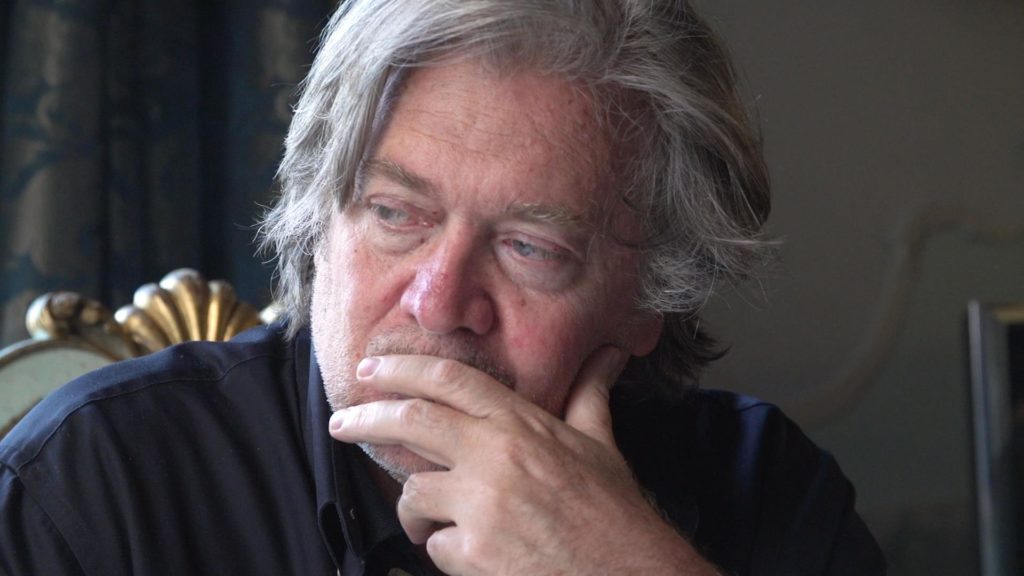 Steve Bannon in THE BRINK directed by Alison Klayman