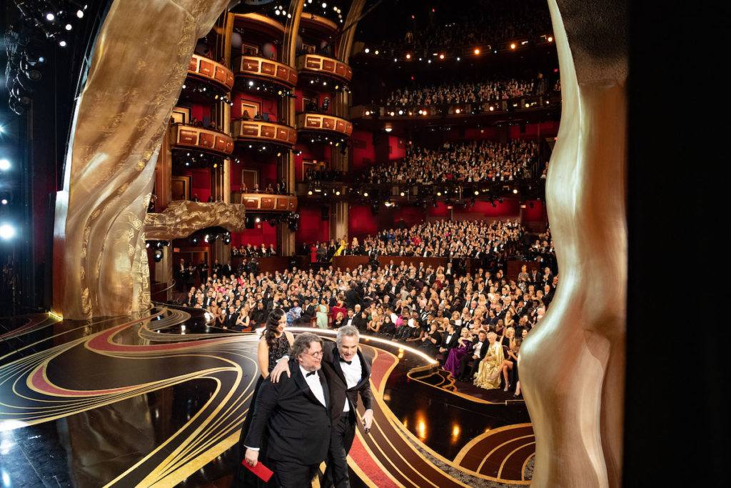 Alfonso Cuarón accepts the Oscar® for achievement in directing ROMA during the live ABC Telecast of The 91st Oscars® at the Dolby® Theatre in Hollywood, CA on Sunday, February 24, 2019.