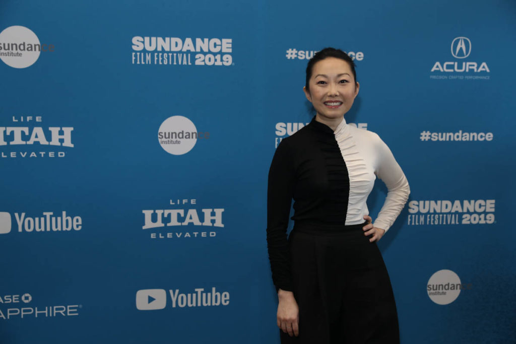 Director Lulu Wang attends the World Premiere of The Farewell