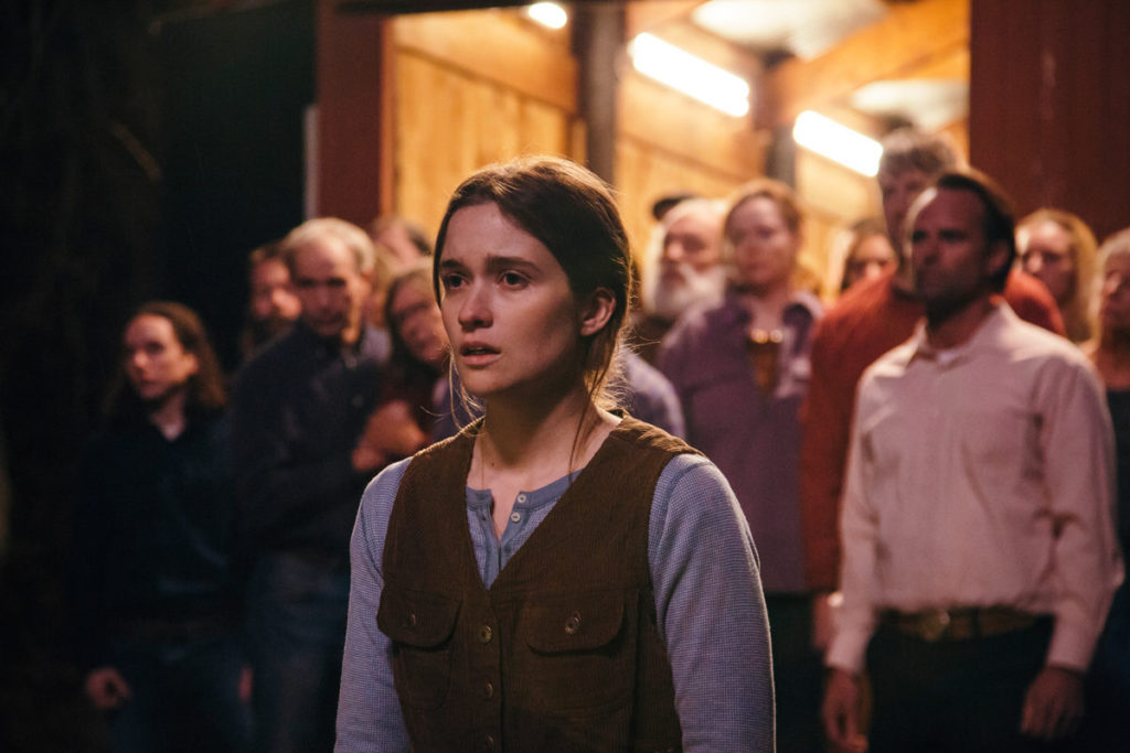 Alice Englert and Walton Goggins in Them That Follow by Britt Poulton and Daniel Savage | photo by Julius Chiu