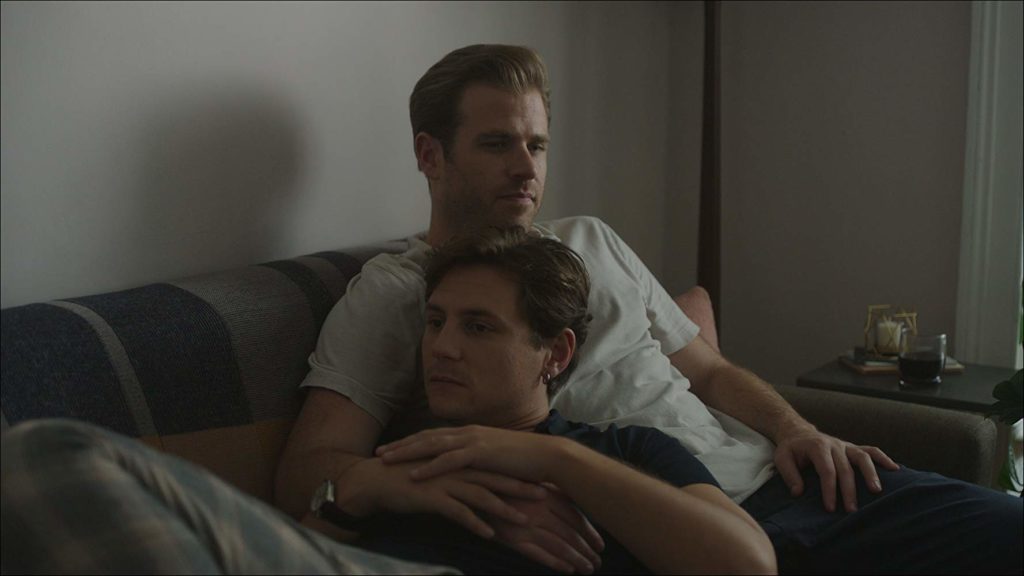 Augustus Prew and Scott Evans in SELL BY directed by Mike Doyle