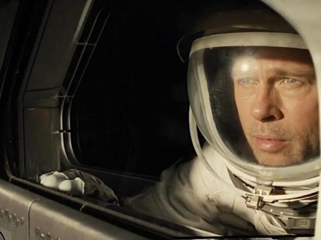 AD ASTRA directed by James Gray and starring Brad Pitt