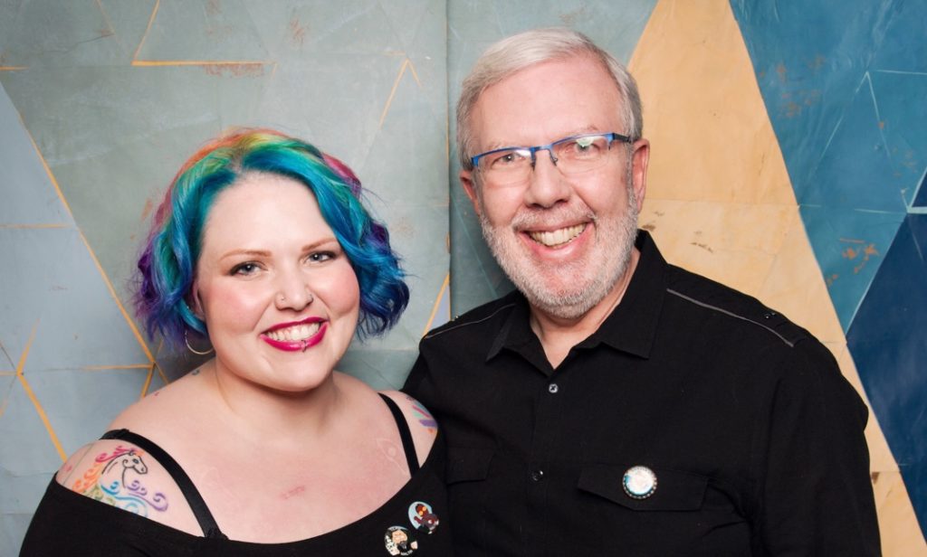 Leonard Maltin and Jessie Maltin