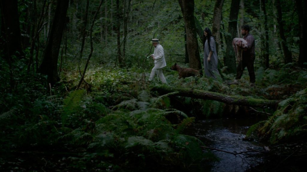 Peter Belli, Brandy Litmanen and Morad Baloo Khatchadorian in Johannes Nyholm’s KOKO-DI KOKO-DA (Credit: Dark Star Pictures)