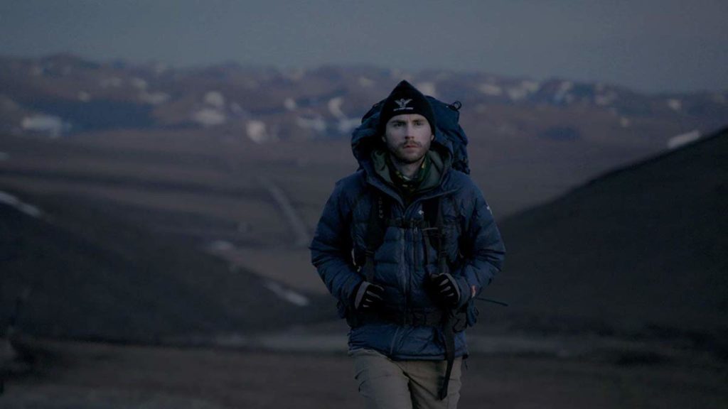 Adam Shoalts in ALONE ACROSS THE ARCTIC directed by Francis Luta