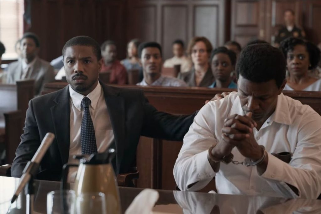 JUST MERCY by Destin Daniel Cretton, starring Michael B. Jordan, Jamie Foxx, 