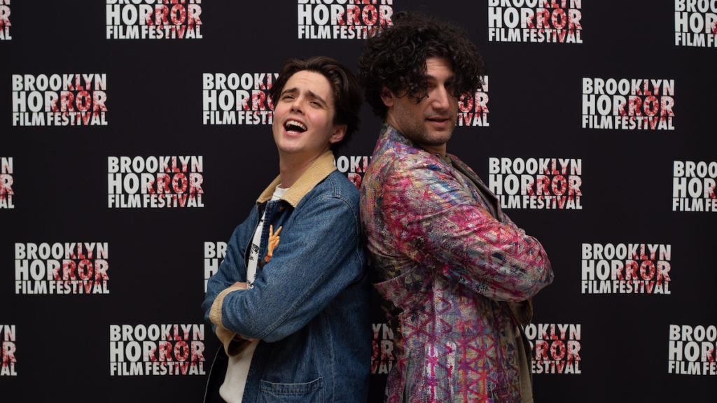 Miles Robbins & Adam Egypt Mortimer of DANIEL ISN’T REAL at 2019 Brooklyn Horror Film Festival - Photo By Conor Scharr