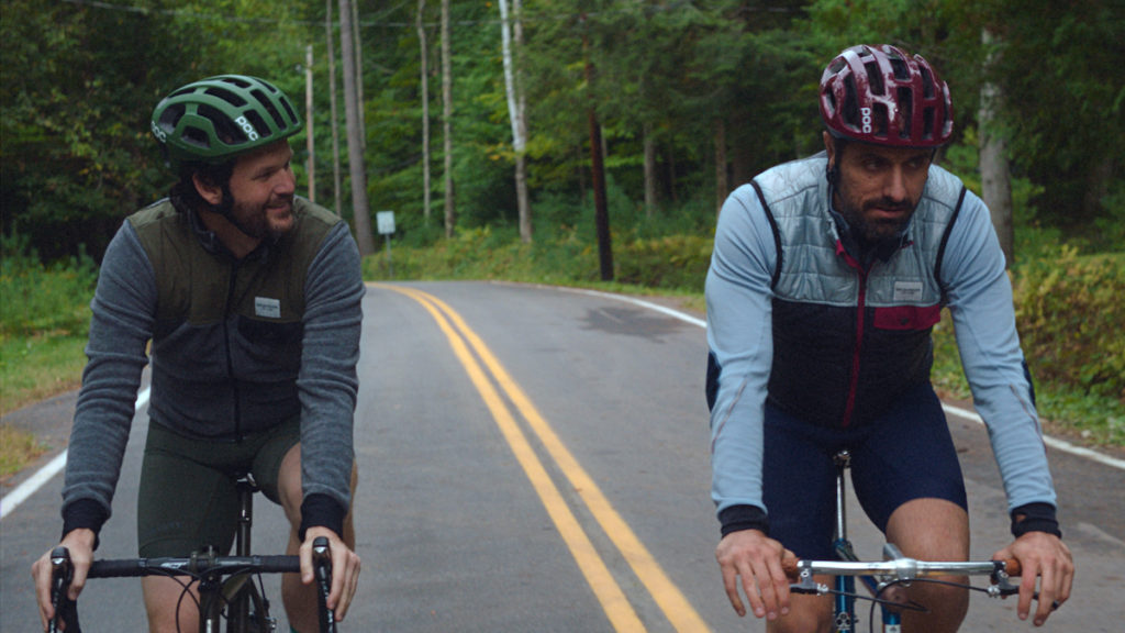 Left to Right: Kyle Marvin as Kyle, Michael Angelo Covino as Mike in The Climb directed by Michael Angelo Covino and Kyle Marvin(Photo by Zach Kuperstein. Courtesy Sony Pictures Classics.)