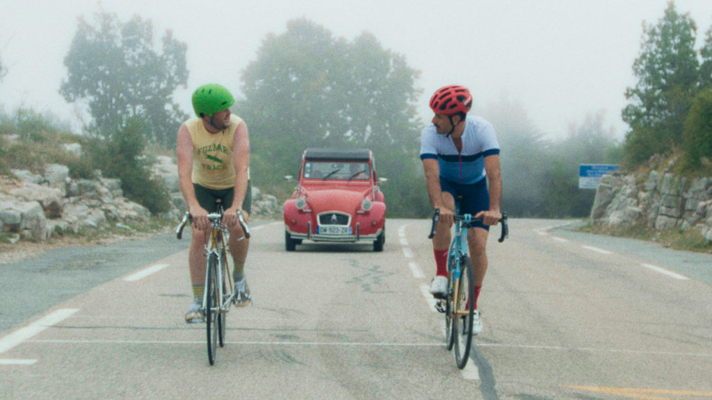 Left to Right: Kyle Marvin as Kyle, Michael Angelo Covino as Mike in The Climb directed by Michael Angelo Covino and Kyle Marvin(Photo by Zach Kuperstein. Courtesy Sony Pictures Classics.)