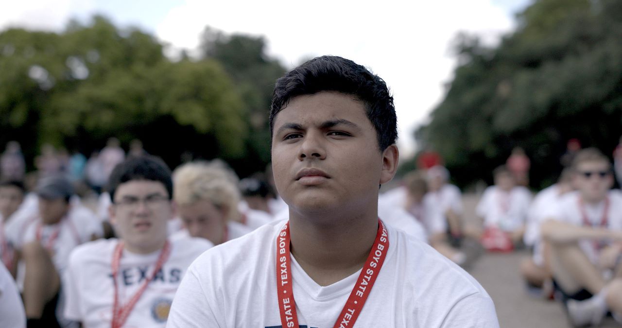 Steven Garza appears in Boys State by Jesse Moss and Amanda McBaine