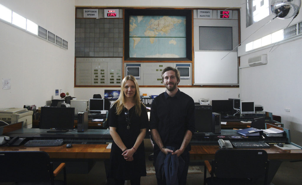 SPACE DOGS Directors Elsa Kremser and Levin Peter. Courtesy Icarus Films