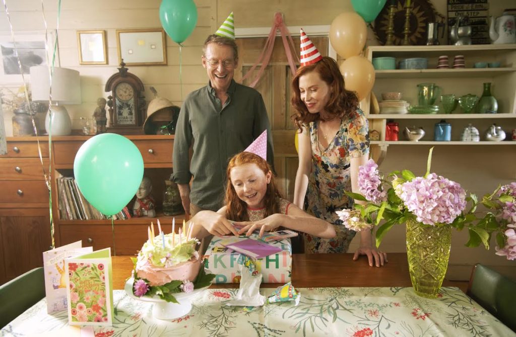 Richard Roxburgh (as Dad), Daisy Axon (as Candice), & Emma Booth as (Mum), H is for Happiness 