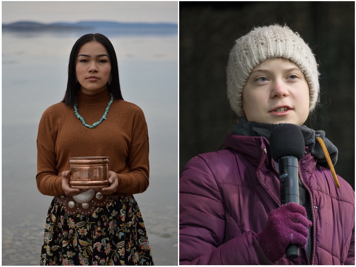 Autumn Peltier, Greta Thunberg