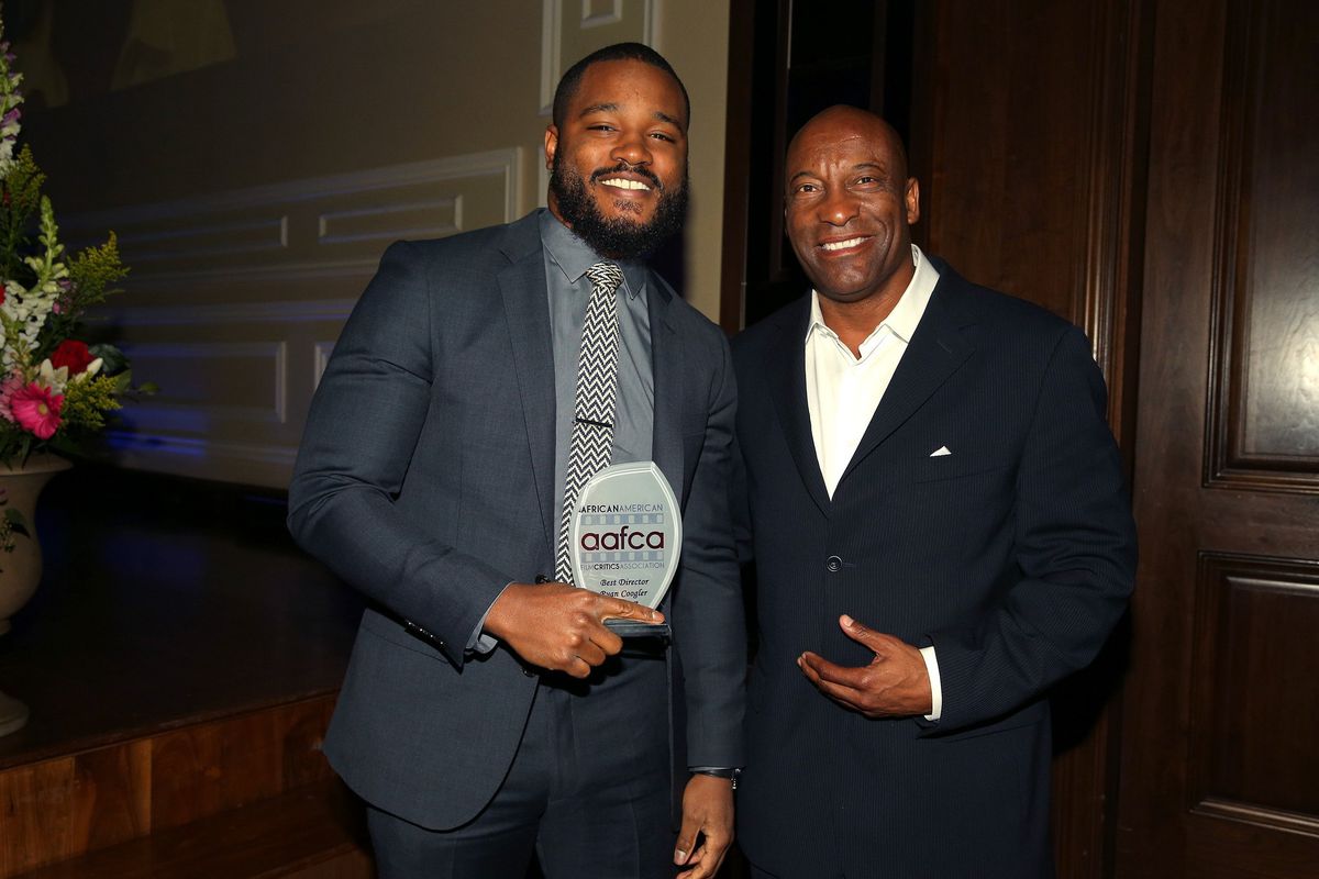 Honorees directors Ryan Coogler (L) and John Singleton attend the 7th Annual AAFCA Awards on February 10, 2016 in Los Angeles, California.