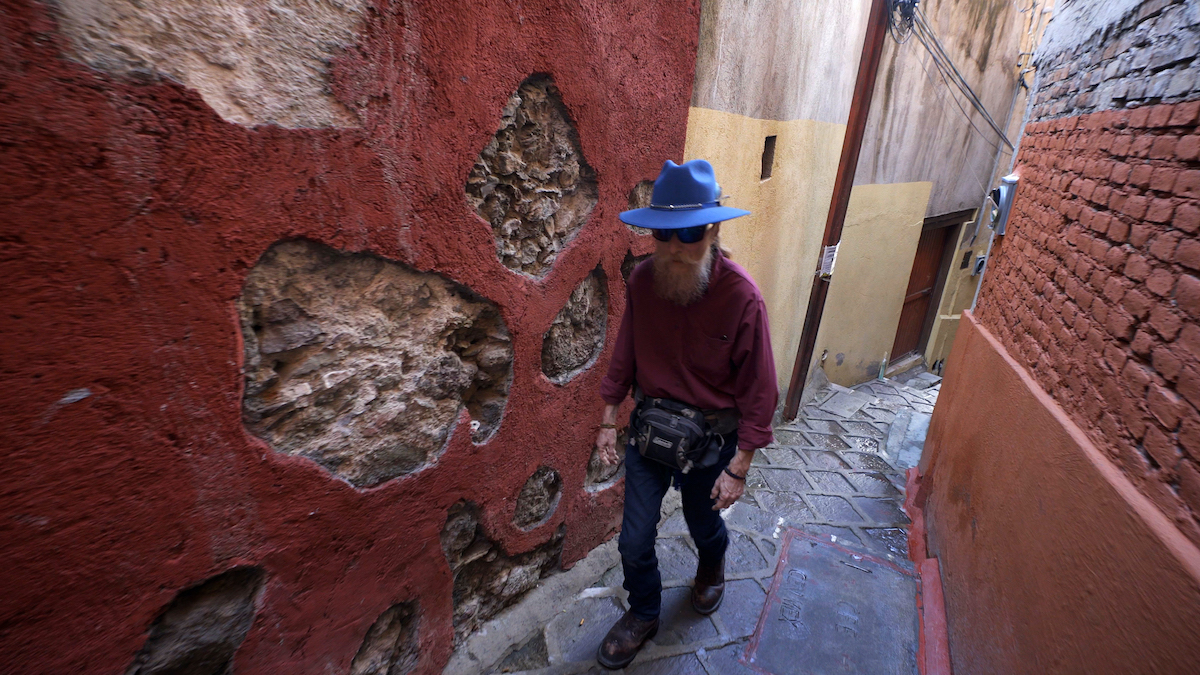 The Face Of Anonymous. Commander X in exile in the picturesque city of Guanajuato.