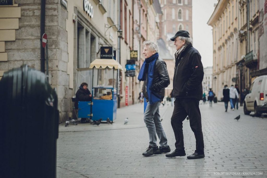 Roman Polański and Ryszard Horowitz in "Polański, Horowitz. Hometown" dir.ected by Mateusza Kudła, Anna Kokoszka-Romer