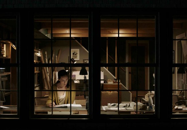 The Night House directed by David Bruckner and starring Rebecca Hall