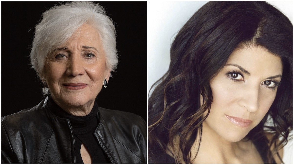 Olympia Dukakis and Christina Zorich