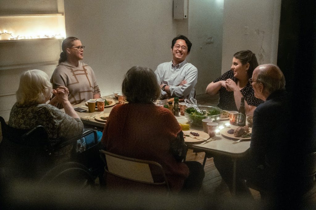 The Humans starring Richard Jenkins, Amy Schumer, and Steven Yeun.