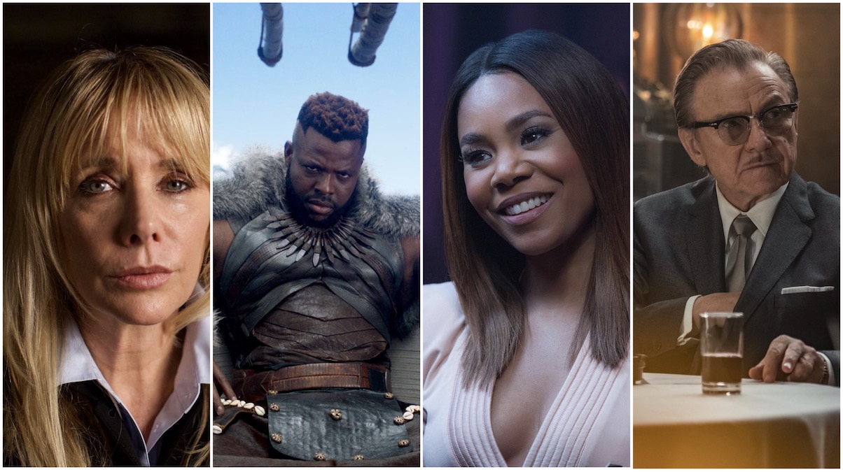 Rosanna Arquette, Winston Duke, Regina Hall, Harvey Keitel