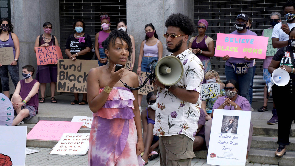 Shawnee Benton Gibson and Bruce McIntyre in Aftershock by Paula Eiselt and Tonya Lewis Lee.