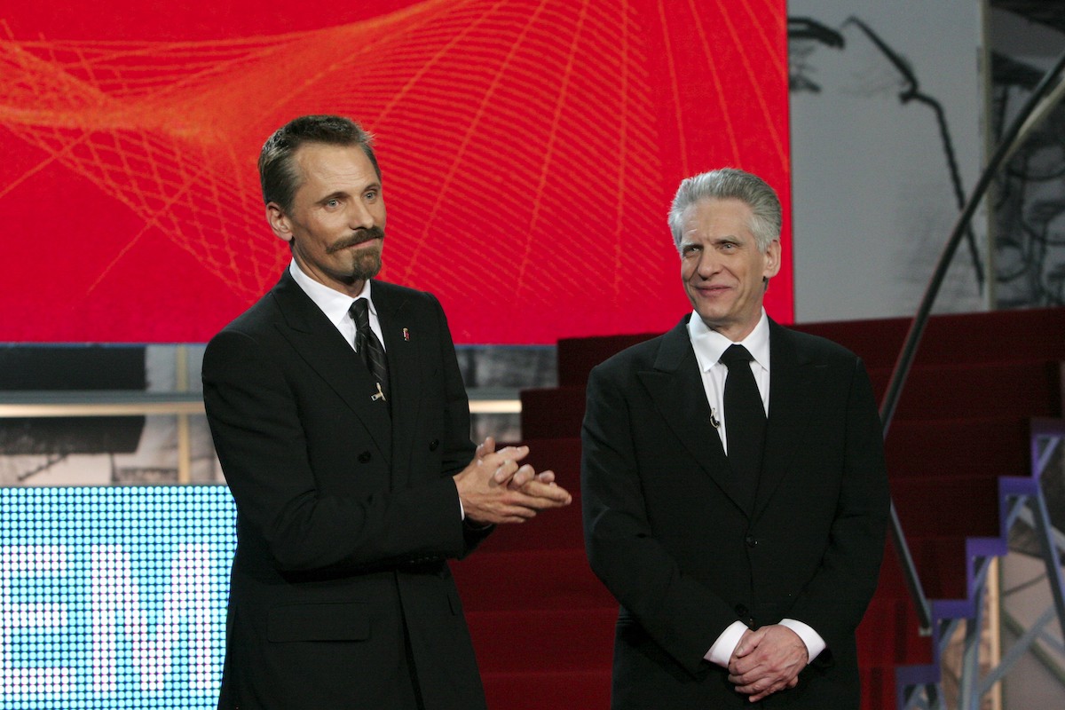 David Cronenberg with Viggo Mortensen