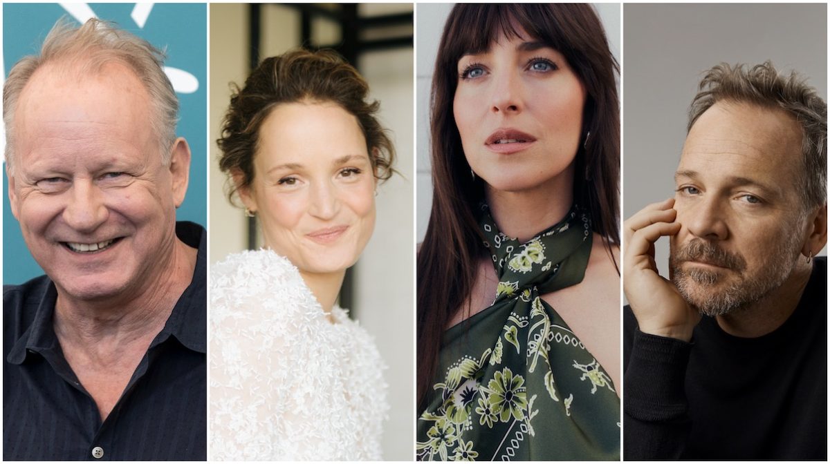 Stellan Skarsgård, Vicky Krieps, Dakota Johnson and Peter Sarsgaard