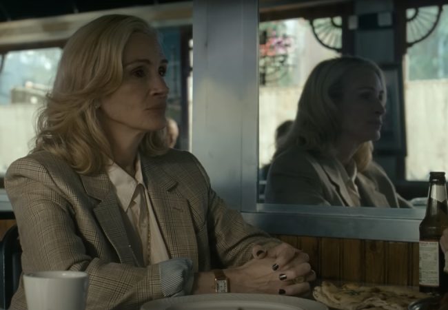 Julia Roberts in After the Hunt by Luca Guadagnino (Screenshot / Amazon MGM Studios)