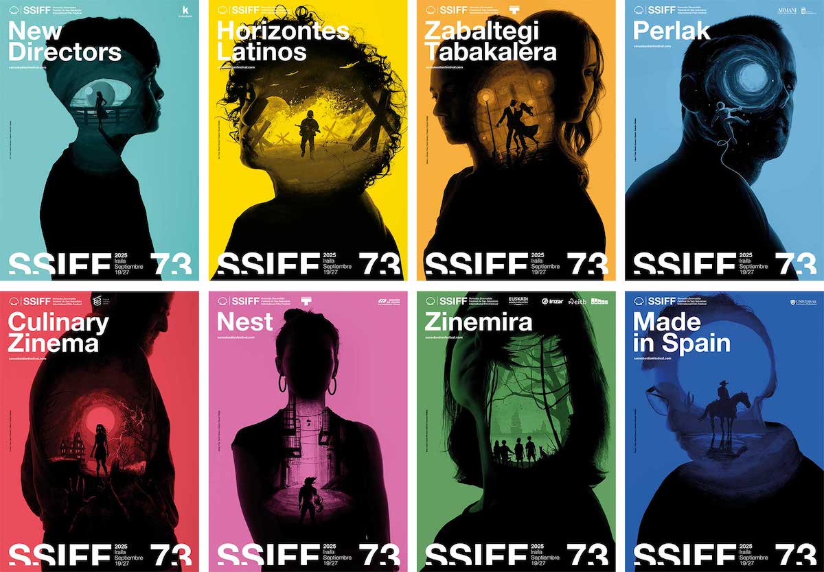 73rd San Sebastián Festival section posters