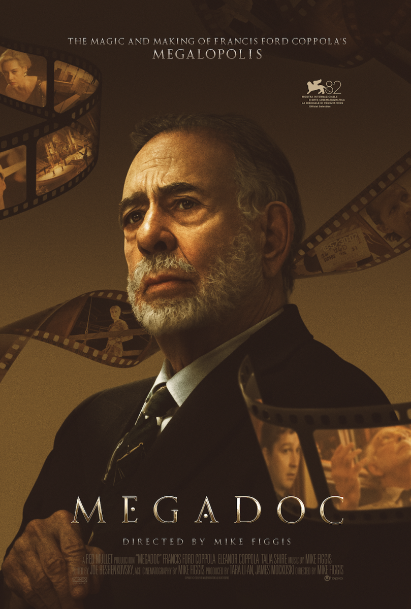 Poster for Megadoc directed by Mike Figgis