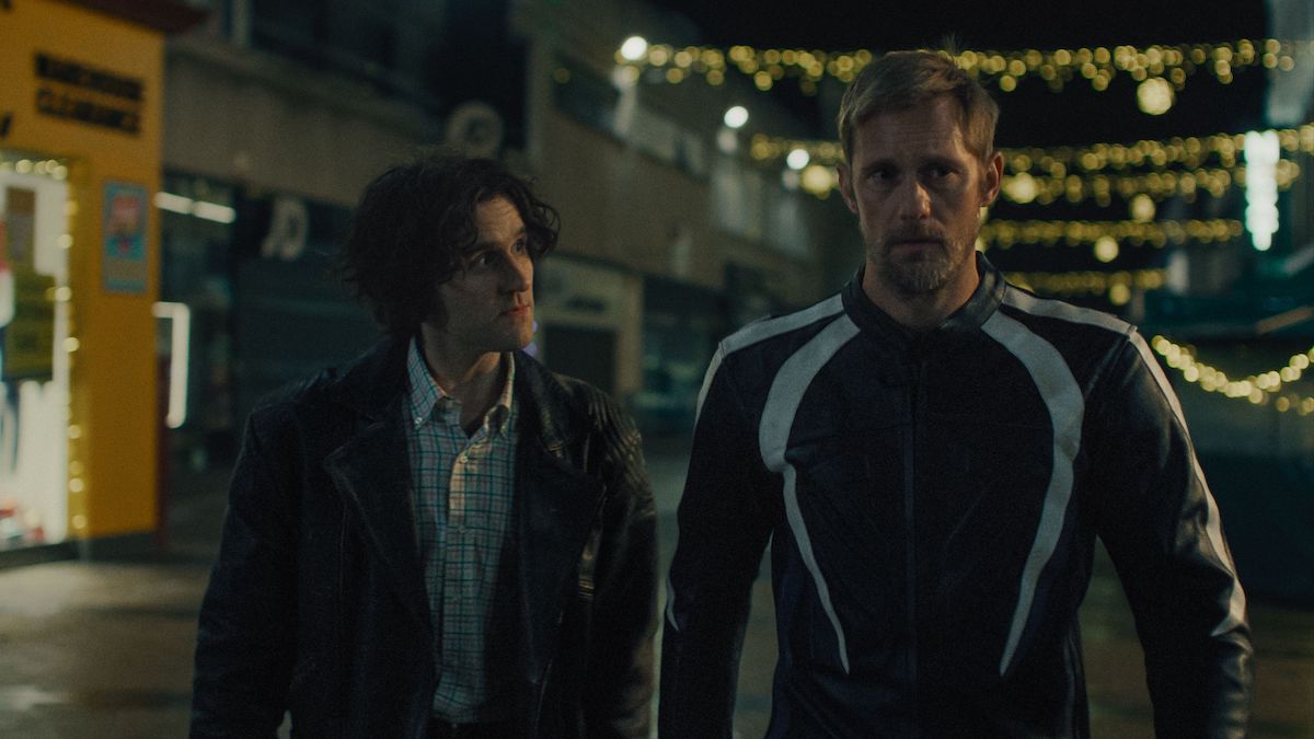 Harry Melling, Alexander Skarsgård in Pillion