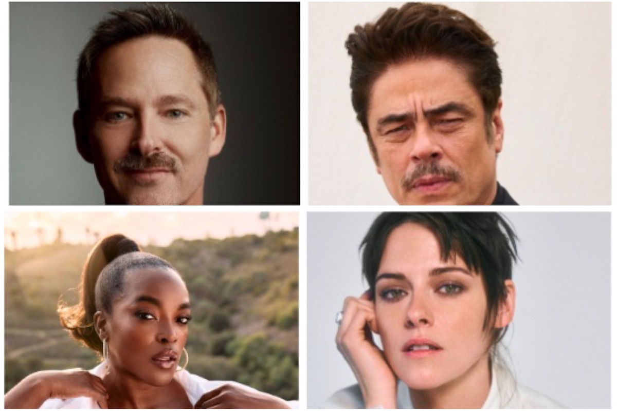 Scott Cooper, Benicio Del Toro, Wunmi Mosaku, and Kristen Stewart