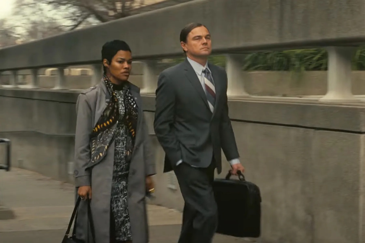 Teyana Taylor and Leonardo DiCaprio in One Battle After Another 